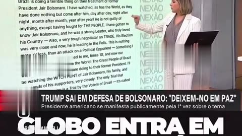 🟥🎭 GLOBO EM CLIMA DE LUTO APÓS NOTA DE TRUMP SOBRE PERSEGUIÇÃO POLÍTICA! 🇺🇸📺