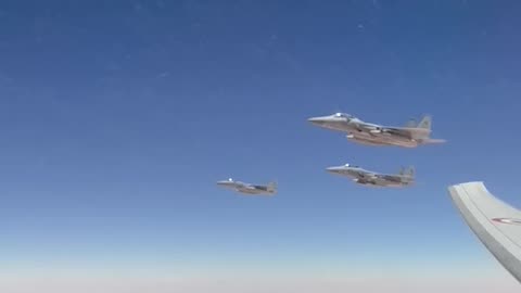 Saudi Air Force jets escort PM Modi’s plane as it enters Saudi Arabian airspace