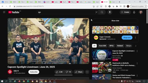 Capcom Spotlight Livestream June 26, 2025