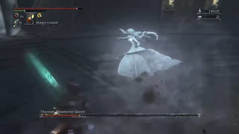Bloodborne Yharnam, Pthumerian Queen Boss Fight