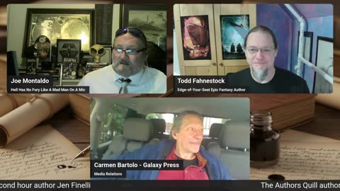 The Authors Quill author Todd Fahnestock second hour author Jen Finelli