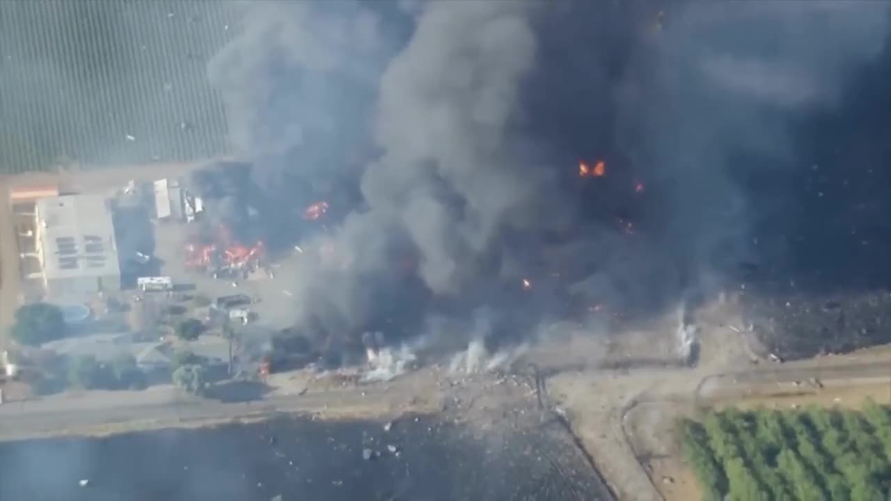 Massive Fireworks Warehouse Erupts in California — Sky Turns to Chaos!