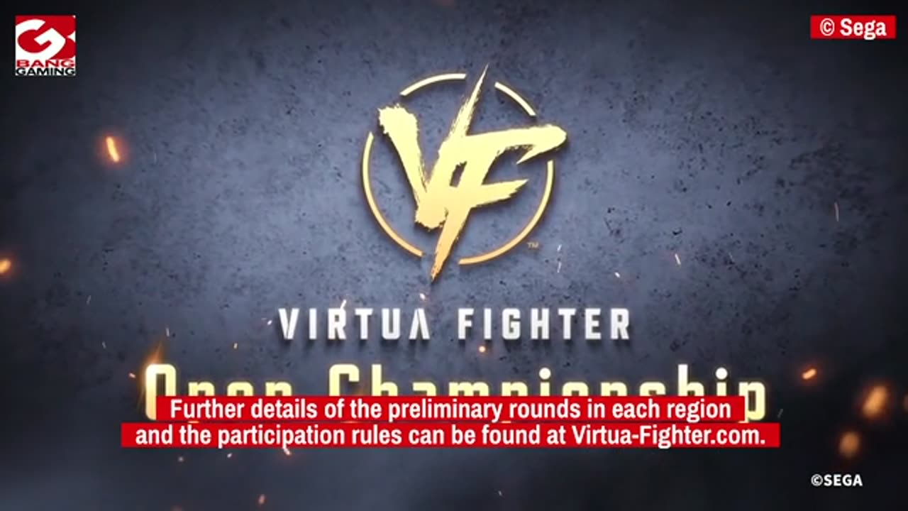 SEGA will be organising the Virtua Fighter 5 R.E.V.O Open Championship