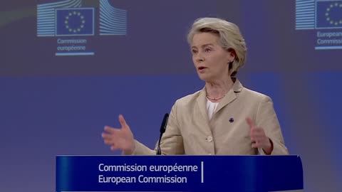 Press Conference: European Commission President von der Leyen with German Chancellor Merz