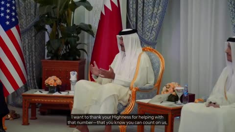 President Trump's message to the Amir and the Qataris