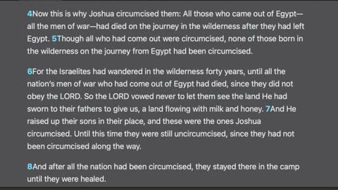 Joshua 5:1-6:5