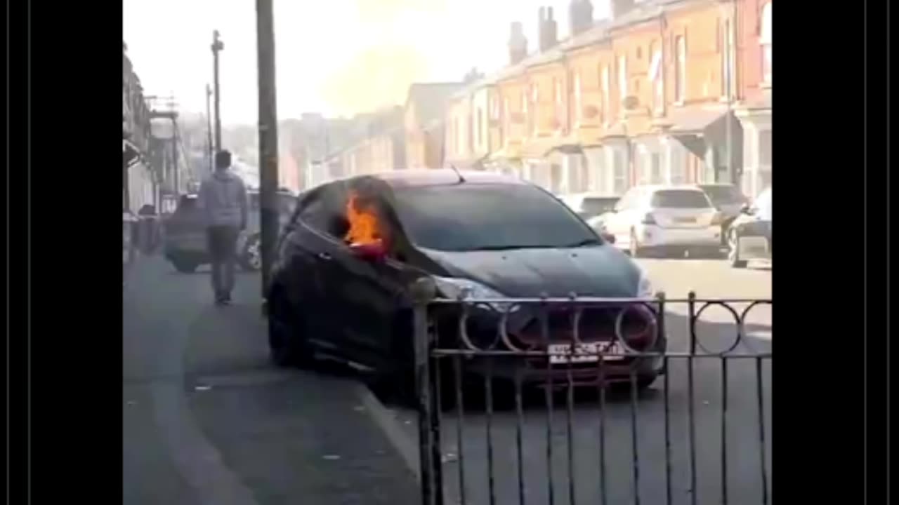 Birmingham, man dared to criticize Islam said it’s not a peaceful religion so they burn his car