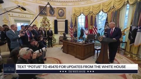 President Trump Participates in a Mexican Border Defense Medal Presentation
