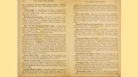 Dr. Chase Receipt Book 1889 - Old Recipes For Horses & Humans