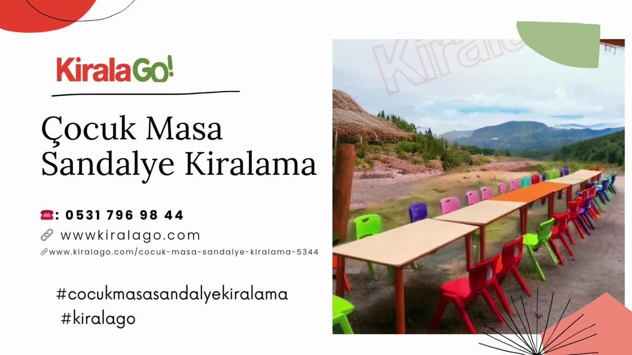 Cocuk-Masa-sandalye kiralago