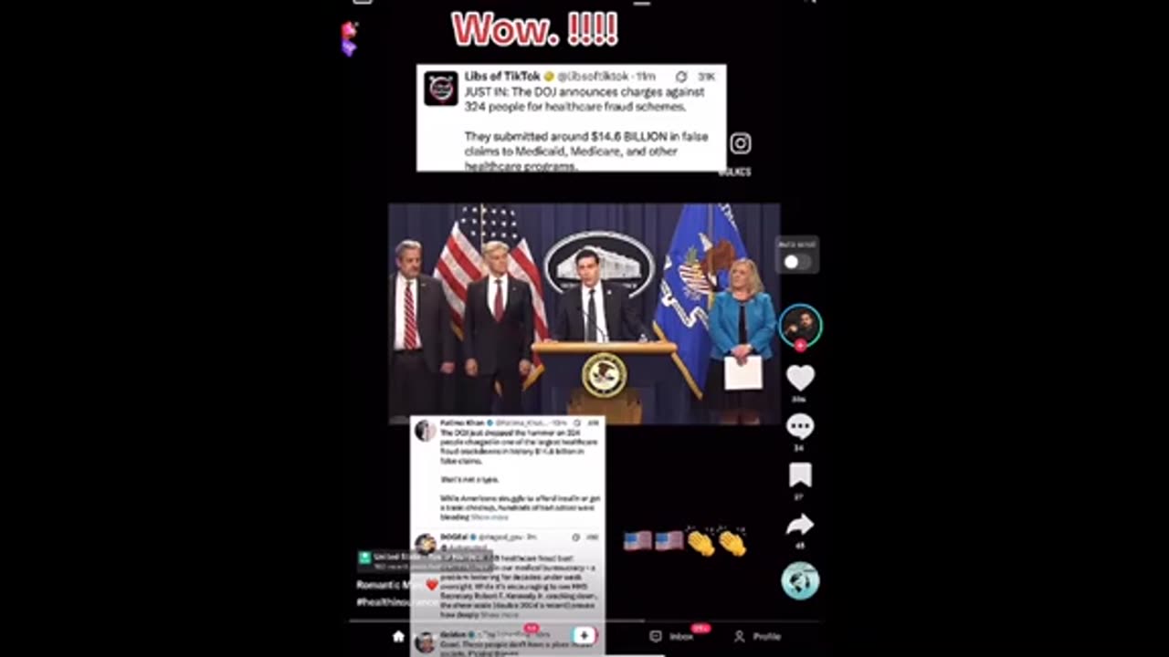 DOJ healthcare indictment ..