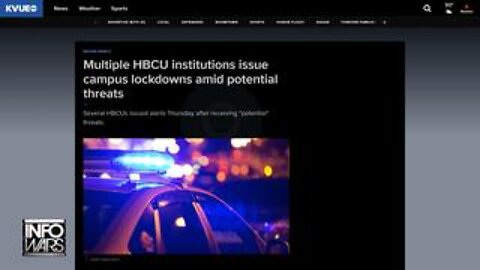 FALSE FLAG TERROR ALERT: Alex Jones Predicted Deep State Prepping For Attacks On Blacks!!