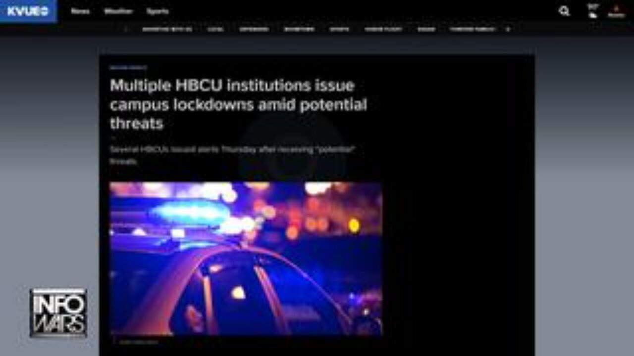 FALSE FLAG TERROR ALERT: Alex Jones Predicted Deep State Prepping For Attacks On Blacks!!