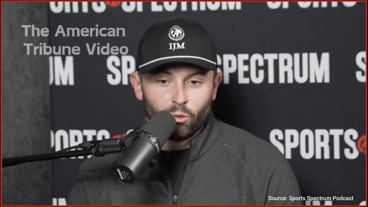 NFL's Baker Mayfield Reveals How Hitting "Rock Bottom" Gave Him New Perspective On Faith