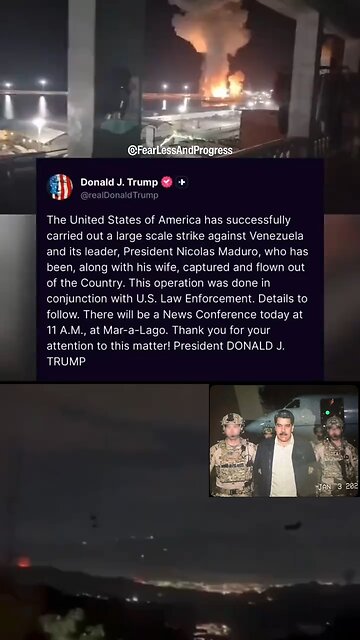 U.S. Special Forces Capture Maduro and Wife in Caracas Raid