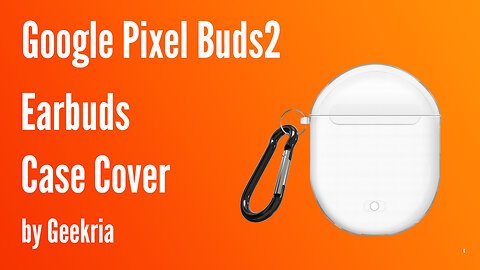 Google Pixel Buds2 Ecarbuds Case Cover | Geekria