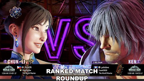 Kuya Kalbo SF6 Ranked Roundup. Chun Li Master Rank [Hori Fight Stick]