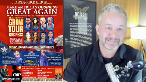 F.O.C.U.S. + Why Entrepreneurs Must Learn How to Focus On Core Tasks Until Success + Celebrating the 2.5X Growth of Clay Clark Client, DCProLVA.com Join Eric Trump At Clay Clark's Sept 25-26 Business Conf. (16 Tix Remain)