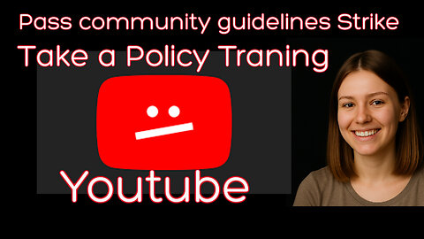 First YouTube strike and deleted the video by mistake?