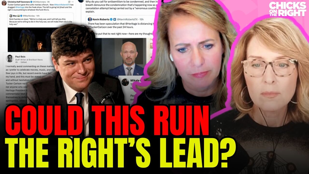 Heritage’s Surprise Defense of Tucker, Kamala Admits Biden Feud, & The Fuentes Infection