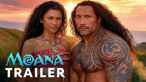 Moana: Live Action (2026) - First Trailer | Dwayne Johnson, Zendaya