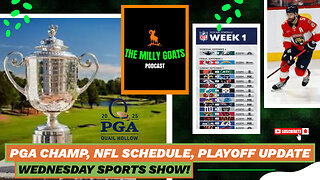Round 2 Playoffs Update, NFL Schedules, & PGA Championship Preview