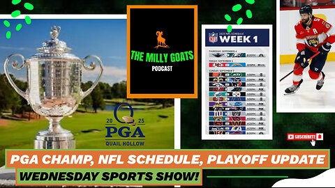 Round 2 Playoffs Update, NFL Schedules, & PGA Championship Preview