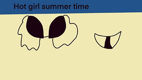 A hot girl summer cartoon