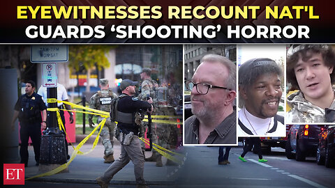 'Rapid gunshots': Eyewitnesses recalls disturbing scene of National Guard shooting near White House