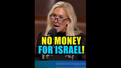 “No More Money for Israel”: MTG Blasts Zionist War Crimes in Fiery House Floor Speech