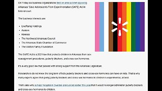 Globalists who are for Transgender Surgery on children control the Republican Party of Arkansas