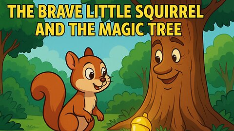The Brave Little Squirrel and the Magic Tree | English Moral Story for Kids