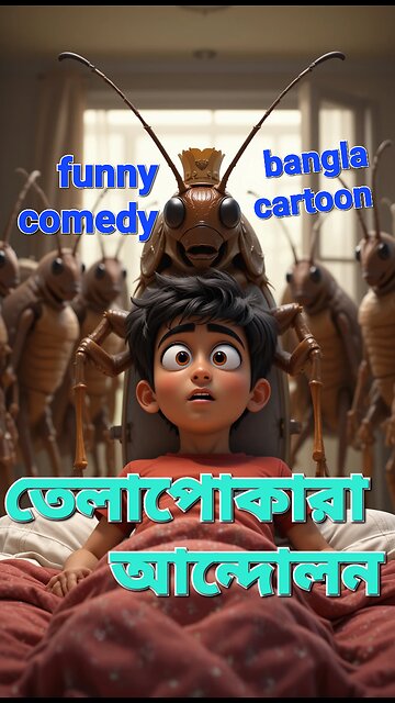 তেলাপোকার বিপ্লব! 🦗😂 | The Cockroach Rebellion | Funny Animated Short Film part:1
