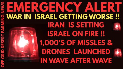 EMERGECNY ALERT !! WAR IN ISREAL GETTING WORSE... IRAN LAUNCHES NON-STOP MISSILES AT ISRAEL