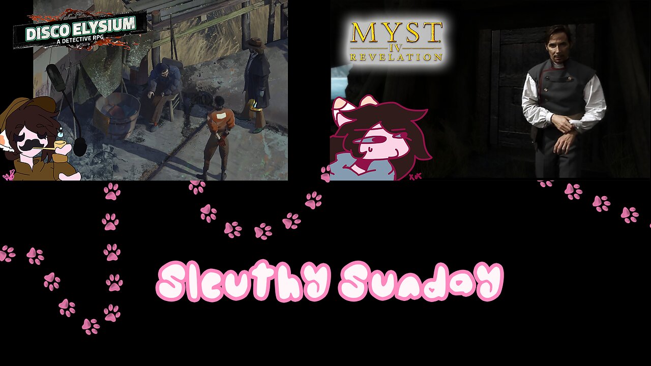 Livestream of Disco Elysium and Myst IV 6/1/2025