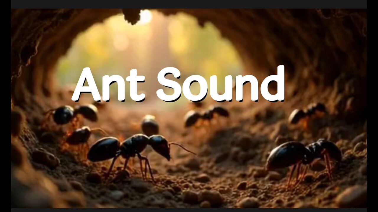 Inside the Ant World: What Do Ants Hear Underground?