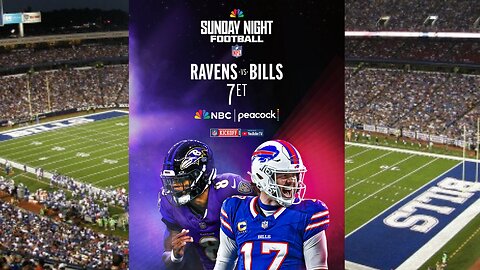 Dinner & Sunday Night Football: Ravens @ Bills LIVE REACTION & COMMENTARY #nfl #ravens #bills