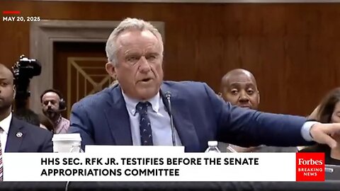 💥RFK: "FOR 32 YEARS- YOU PRESIDED OVER THE DESTRUCTION Of The Health of the American People b/c You Have Not Done Your Job! Our people are now the Sickest in the World!" (5.20.25)