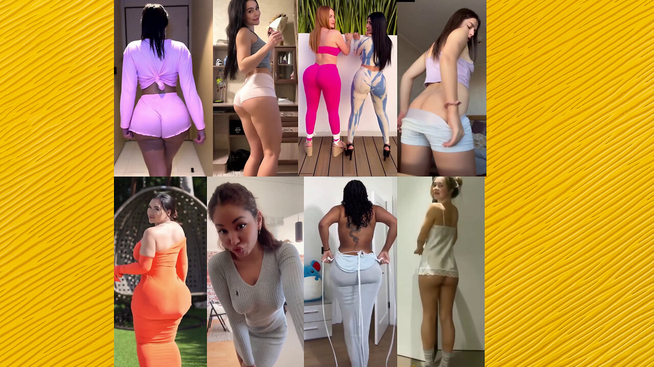 Ass compilation - Big bank tiktok challenge ❤️‍ClipchampGirls 2025