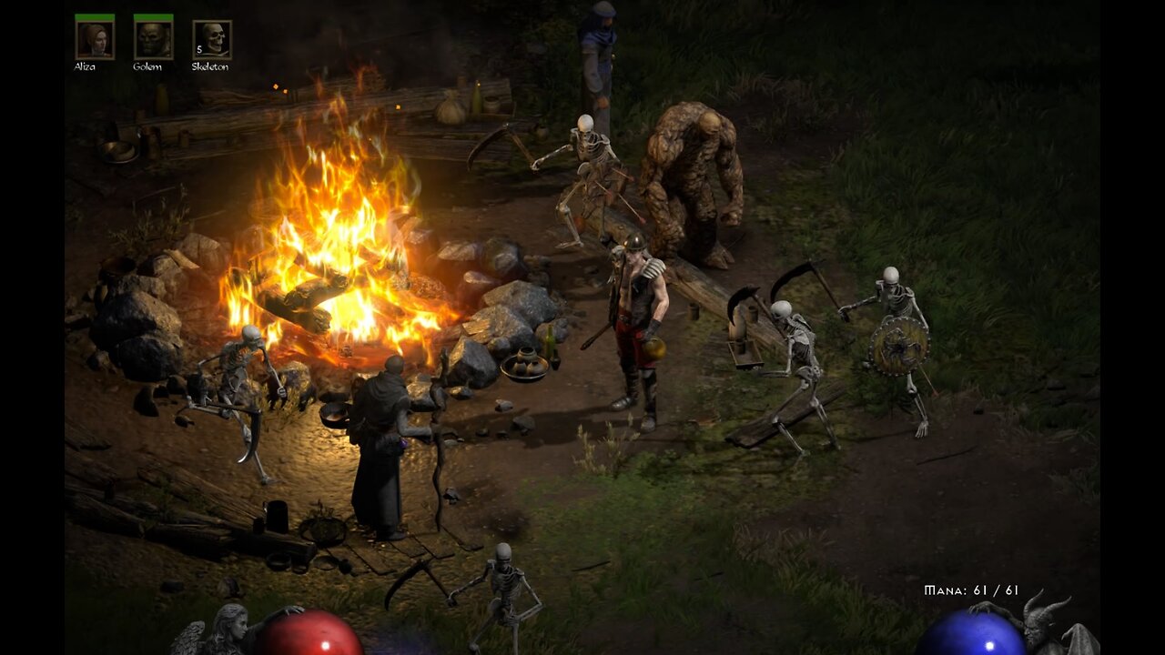 Diablo 2 Resurrected - Ambiance only - Necromancer - Act1