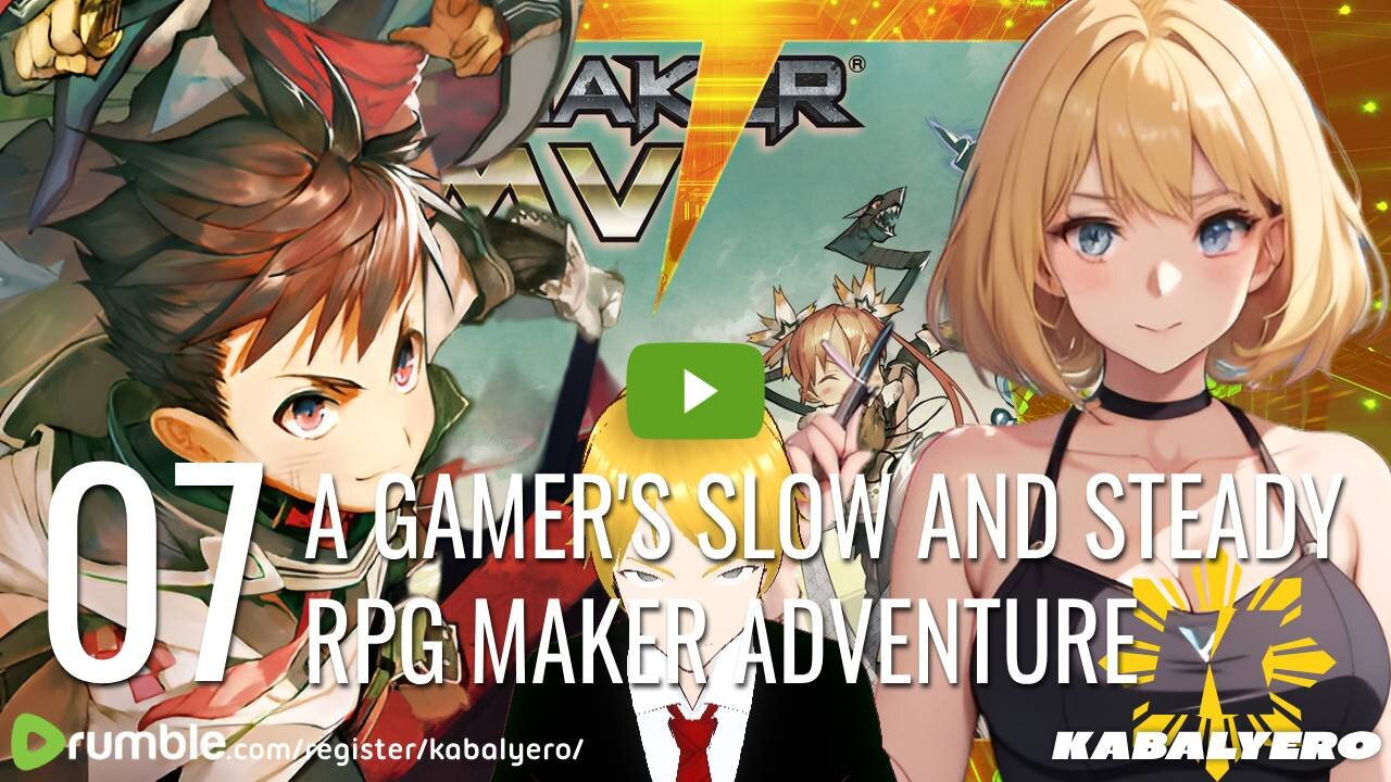 🔴 [07] A Gamer's Slow and Steady RPG Maker Adventure 🎮 Live via Rumble Studio