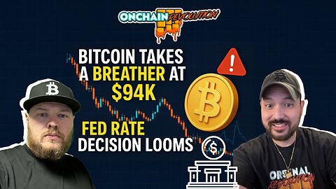 Bitcoin Takes a Breather at $94K | Fed Rate Decision Looms 🚨