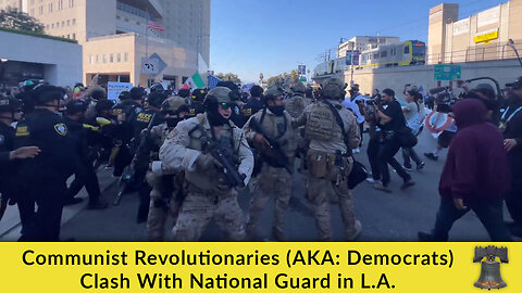 Communist Revolutionaries (AKA: Democrats) Clash With National Guard in L.A.