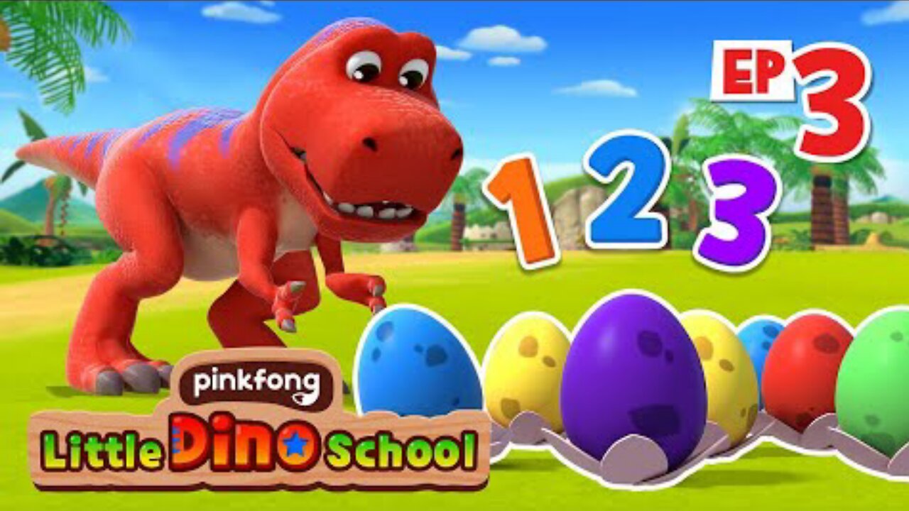 Let's Count with Dinosaurs | Dinosaur Cartoon | Pinkfong Dinosaurs for Kids