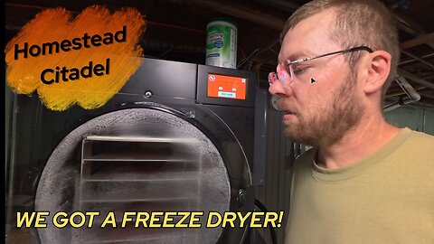 Our BIG Surprise--We got a FREEZE DRYER!