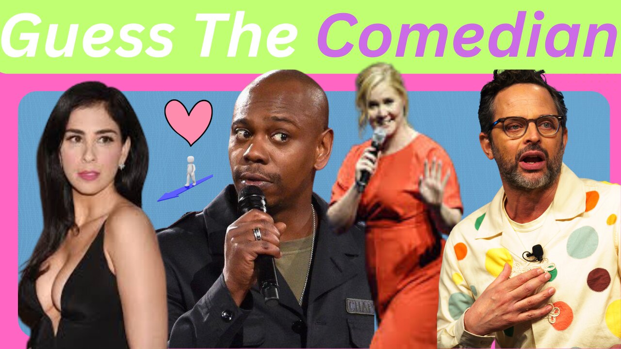 Guess the Stand-Up Comedian | Can You Name Them All?