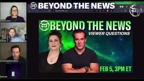 BEYOND THE NEWS with JANINE, JEAN-CLAUDE & MAX