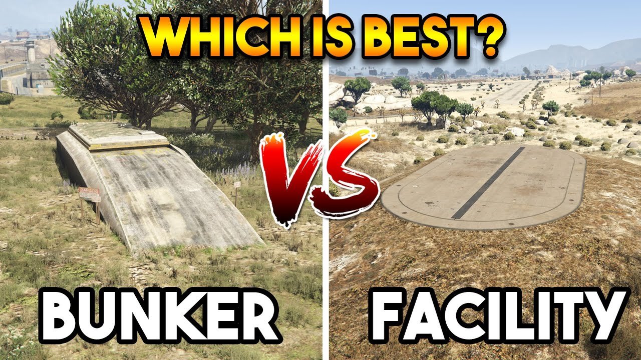 GTA 5 ONLINE : BUNKER VS FACILITY (WHICH IS BEST?)