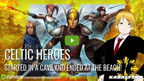 I started inside a cave and ended at the beach in Celtic Heroes!
