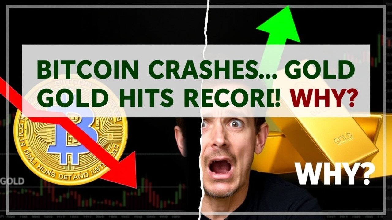 Bitcoin vs Gold: Why Is Crypto Crashing While Gold Soars. 🪙